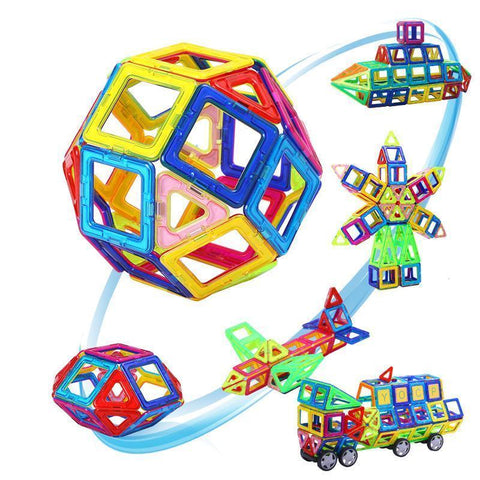 MAGNETY - Magnetic Building Blocks Children toy 110 parts - PACK BASIC - Serene Parents