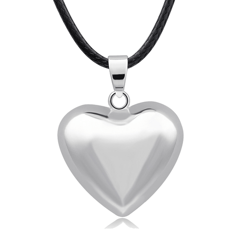 Bola Pregnancy Necklace - Heart - Silver Bola Pregnancy Necklace - Maternity Pendant 30 in (80 cm) - Serene Parents