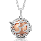 Bola Pregnancy Necklace - OM Bola Pregnancy Necklace - Maternity Pendant Orange / 30 in (80 cm) - Serene Parents