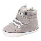 FOXY - Fox Baby Shoes Baby Shoes Grey / S (4.3" - 11 cm) - Serene Parents