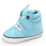 FOXY - Fox Baby Shoes Baby Shoes Light blue / S (4.3" - 11 cm) - Serene Parents