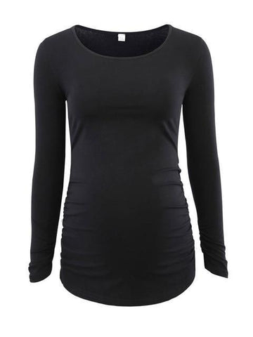 Maternity Tunic Top for Pregnant Women Maternity Tunic Top for Pregnant Women Black / S - Serene Parents