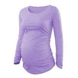 Maternity Tunic Top for Pregnant Women Maternity Tunic Top for Pregnant Women Purple / S - Serene Parents