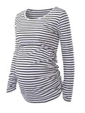 Maternity Tunic Top for Pregnant Women Maternity Tunic Top for Pregnant Women Sailor (Navy Blue) / S - Serene Parents