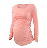 Maternity Tunic Top for Pregnant Women Maternity Tunic Top for Pregnant Women Salmon / S - Serene Parents