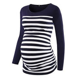 Maternity Tunic Top for Pregnant Women Maternity Tunic Top for Pregnant Women Stripe (Blue) / S - Serene Parents