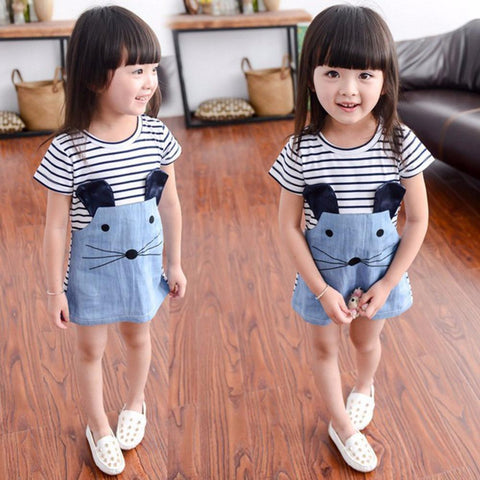 Micy - Sailor Dress in Denim Child Clothing Long sleeves / 2-3 years - Serene Parents