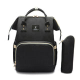 My Baby Bag 2.0 - Multi-function USB Maternity Backpack Maternity Bag Black - Serene Parents