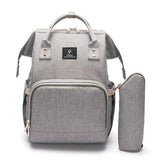 My Baby Bag 2.0 - Multi-function USB Maternity Backpack Maternity Bag Grey - Serene Parents