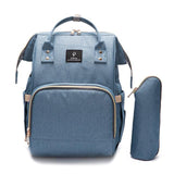 My Baby Bag 2.0 - Multi-function USB Maternity Backpack Maternity Bag Light Blue - Out Soon - Serene Parents
