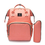 My Baby Bag 2.0 - Multi-function USB Maternity Backpack Maternity Bag Orange - Serene Parents