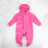 One Piece Jumpsuit Bears Plush Pajamas - Combination - Kids Clothing Hot pink / 0 to 3 months - Serene Parents