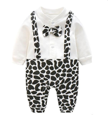One Piece Jumpsuit Pajamas Overalls spotted Pajamas - Combination - Kids Clothing 3M - Serene Parents