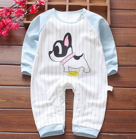 Pajama One Piece Jumpsuit Reasons To Cotton - Puppy Pajamas - Combination - Kids Clothing Puppy / 3M - Serene Parents