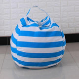 StuffSit - Plush Storage Bag Children toy M (1.4m) / Light blue - Serene Parents
