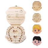 Toothy - Teeth Box Baby souvenir Male - Wood - Serene Parents